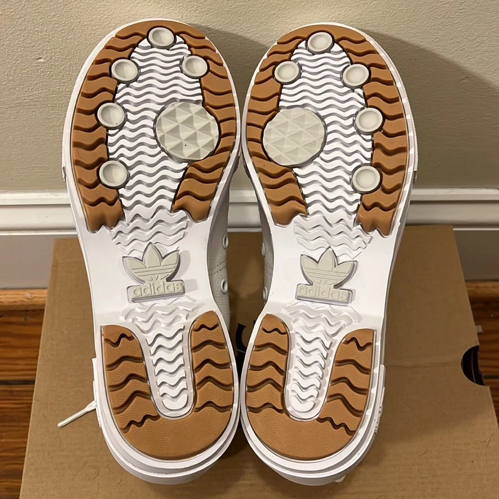 NEW Adidas Nizza Trek White Platform Sneaker Size 7 - Picture 11 of 11